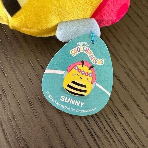 Squishmallows McDonald's USA Happy Meal Sunny The Bee Plush Toy - Picture 4 of 8